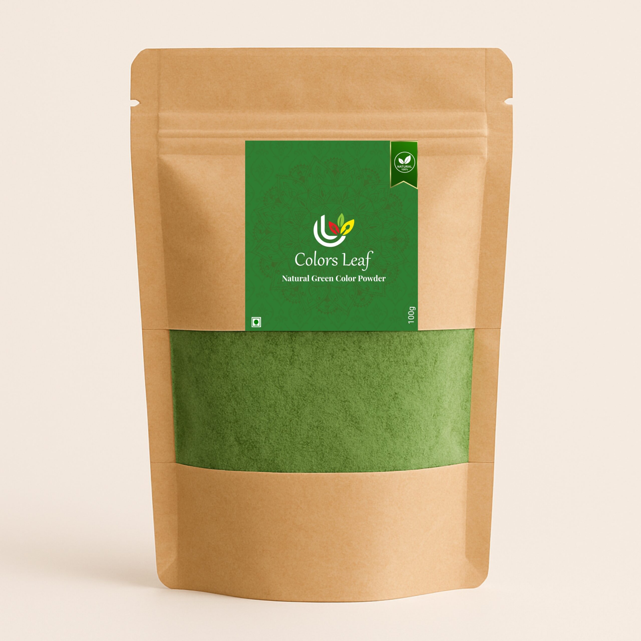 100g Natural Moringa Green Color Powder